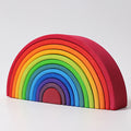 Grimms Regenbogen Groß – 6-teiliges buntes Holzspielzeug