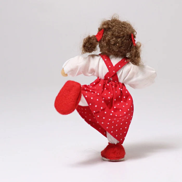 Grimms Biegepüppchen Lena – Handgefertigte Kinderpuppe 14 cm