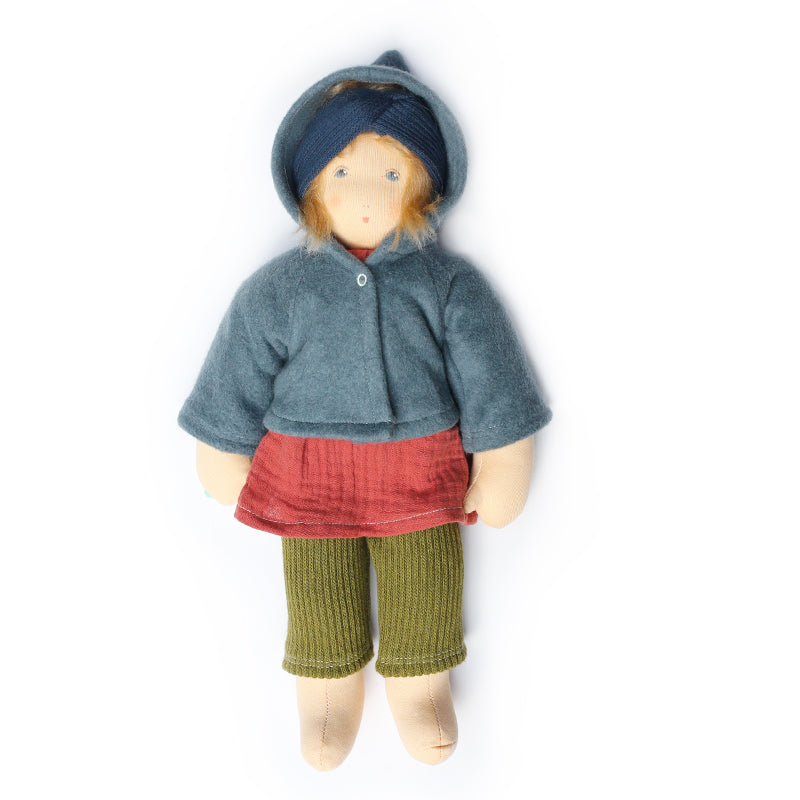 Nanchen Winterkind Alva – Bio Anziehpuppe 38 cm