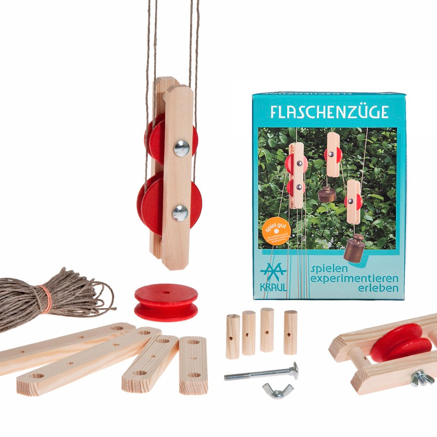 Kraul Flaschenzug-Experimentierkasten – Lernen & Spielen