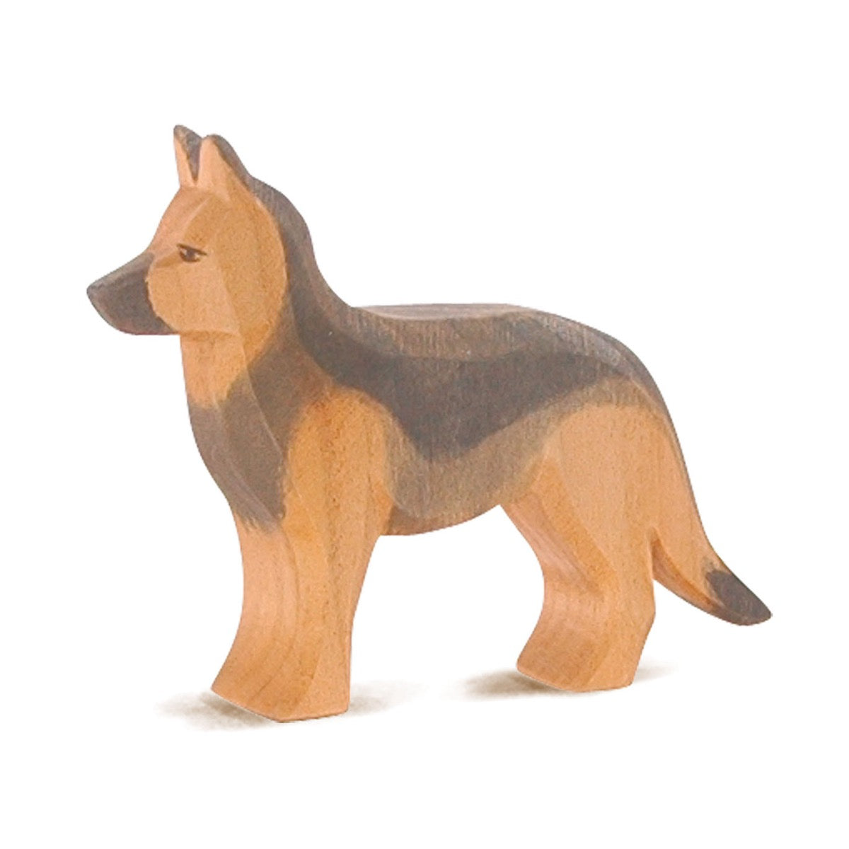 Ostheimer Schäferhund Holzfigur – Handgefertigtes Spielzeug