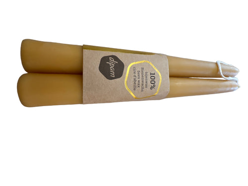 Dippam Bienenwachskerze 20 cm – handgefertigte Bienenwachskerze