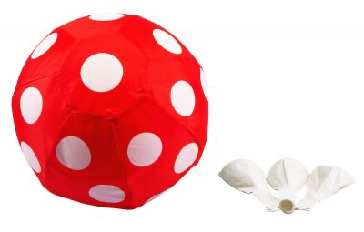 Balu Pocketball Dots Spielball mit Nylonhülle