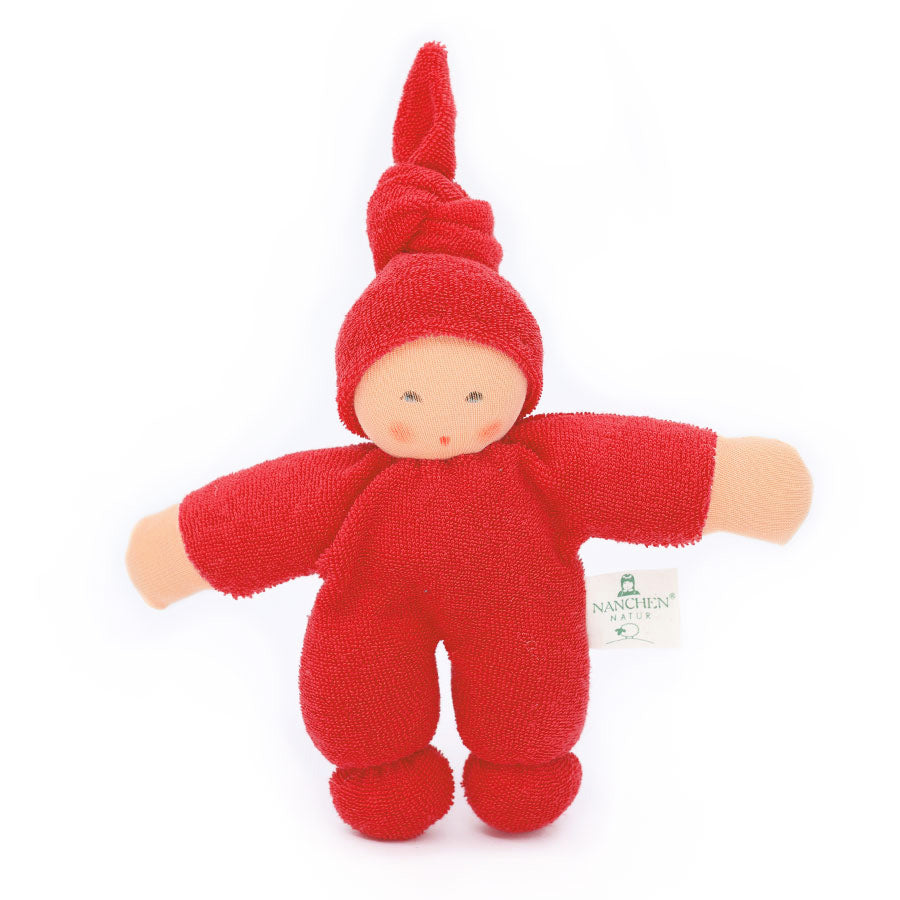 Nanchen Pimpel Lavendel – Bio-Baumwolle Baby Schmusepuppe