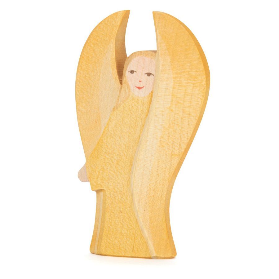 Ostheimer Schutzengel – Handgefertigte Holzfigur für Kinder-Ostheimer-Zwergenladen