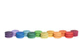 Grapat 36 Deckel Coins – 12 Farben Holzspielzeug ab 18 Monate