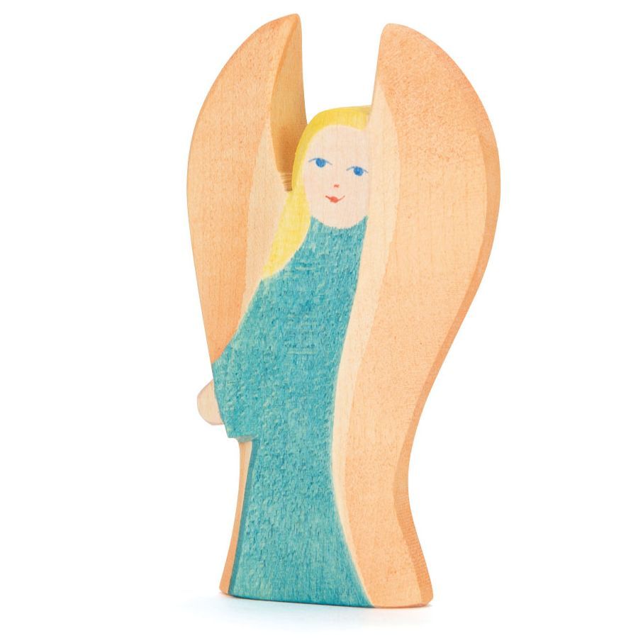Ostheimer Schutzengel – Handgefertigte Holzfigur für Kinder-Ostheimer-Zwergenladen