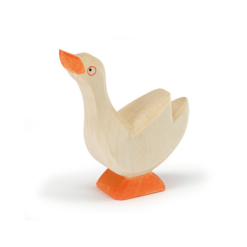 goki Gans Kopf hoch Ostheimer Holzfigur Bauernhof 8 cm-Ostheimer-Zwergenladen