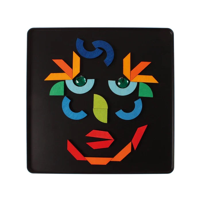 Grimms Magnetspiel Grundformen und Glitzersteine kreativ