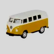 Goki VW Microbus 1962 Modellauto Spritzguss 1:60 Retro