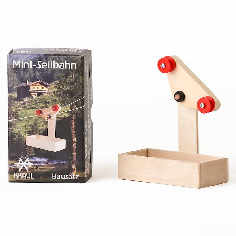 1160 Mini-Seilbahn Wagen mit 5 m Seil Kraul