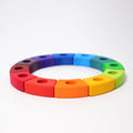 Grimms Festtagsring Regenbogen 12 Teile - Geburtstagsstecker und Zahlen