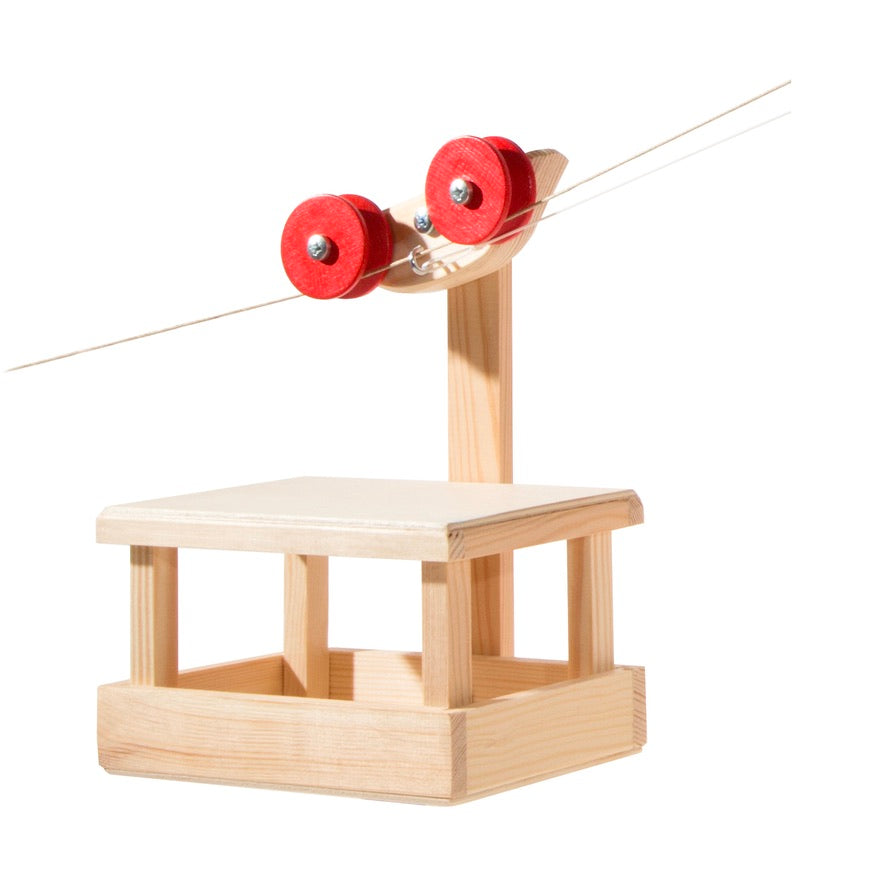 Große Seilbahn Wagen mit 2x20m Seilen – Kraul Bausatz