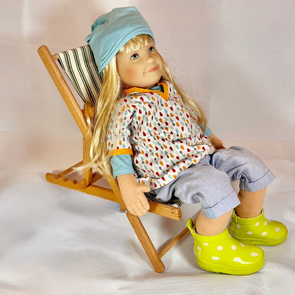 Käthe Kruse Stehpuppe »Lolle Magalie« – Handgemacht & Frecher Look