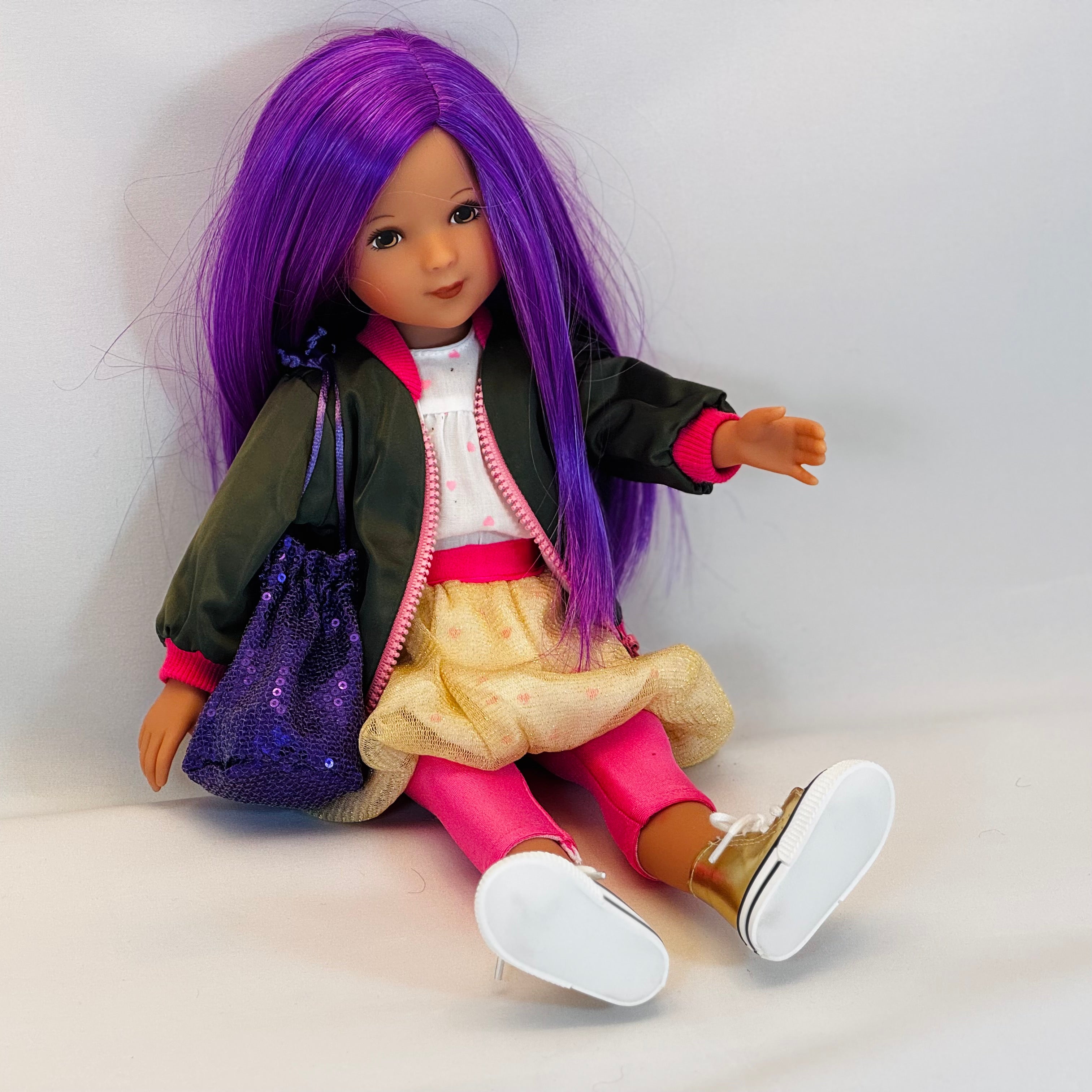 Käthe Kruse Puppe La Bella Olina – Limitierte handgemachte Sammlerpuppe