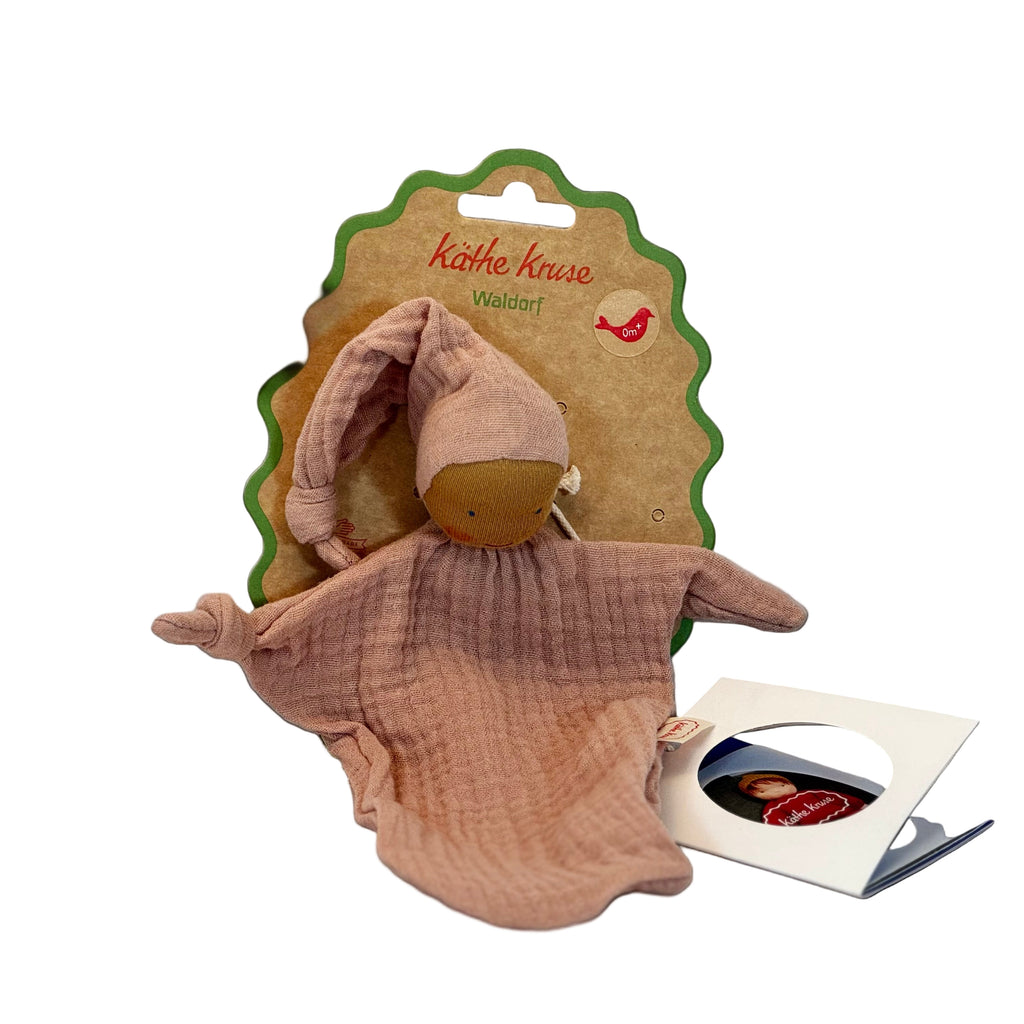Käthe Kruse Waldorf kleiner Wichtel rose Schmusetuch