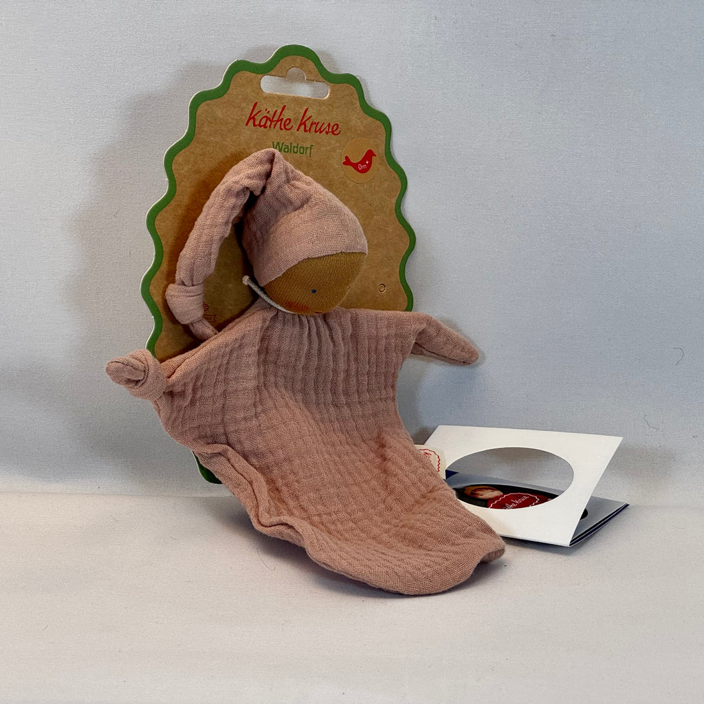Käthe Kruse Waldorf kleiner Wichtel rose Schmusetuch