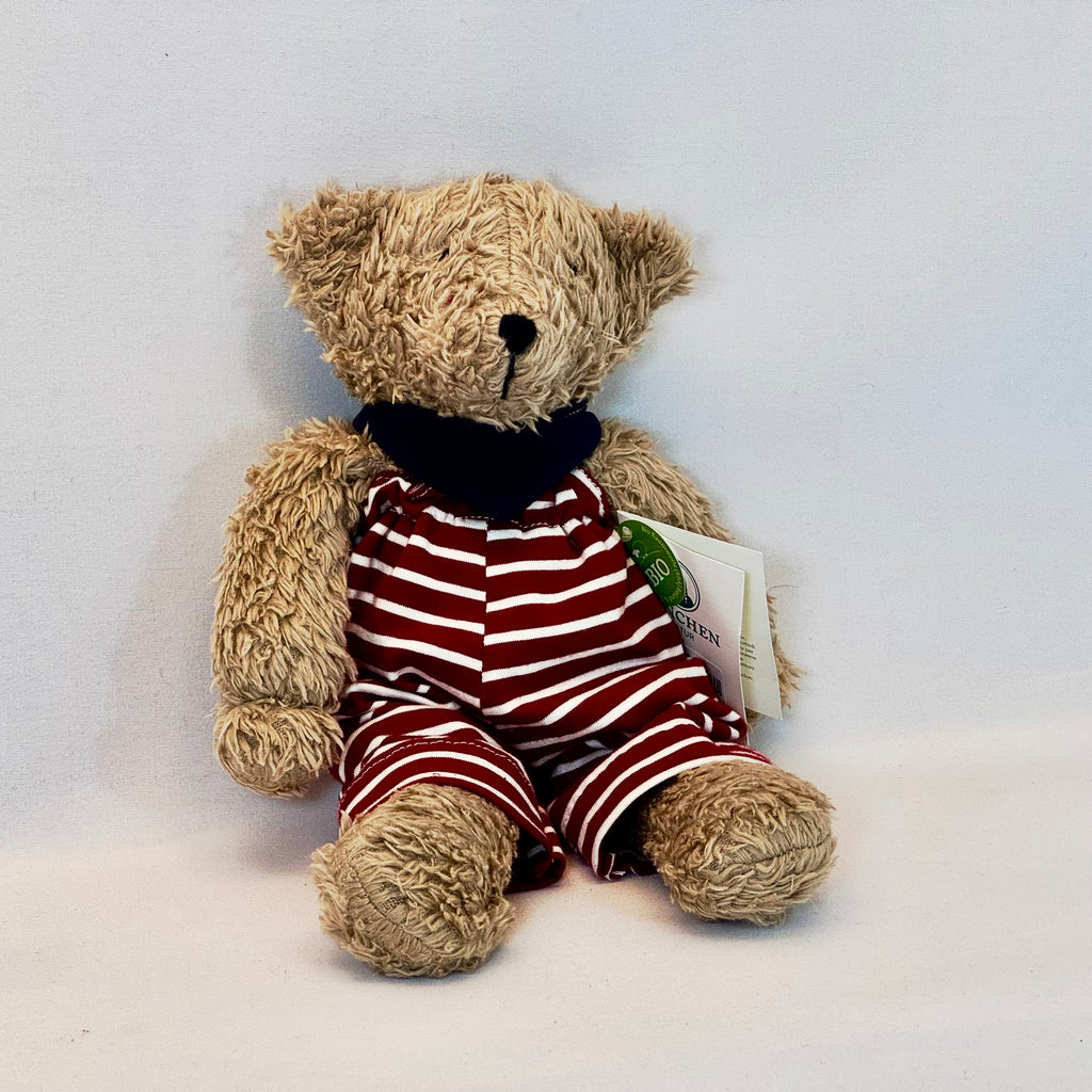 Nanchen Seebär rot-natur-braun – Bio Kuscheltier kaufen