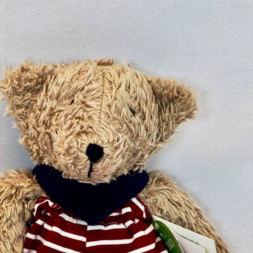 Nanchen Seebär rot-natur-braun – Bio Kuscheltier kaufen