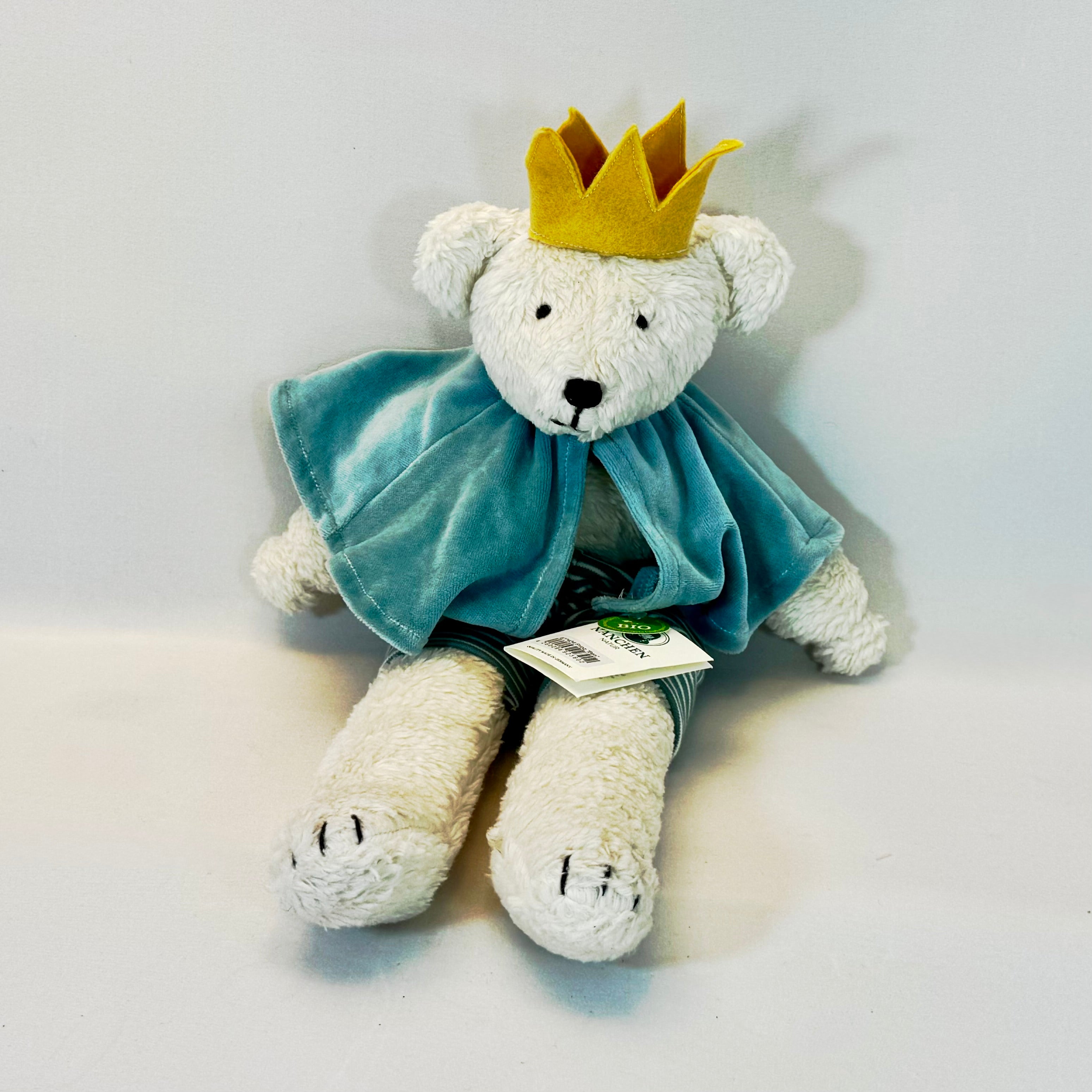 Nanchen Bärenprinz Ben – Bio Baumwollpuppe Sammlerstück