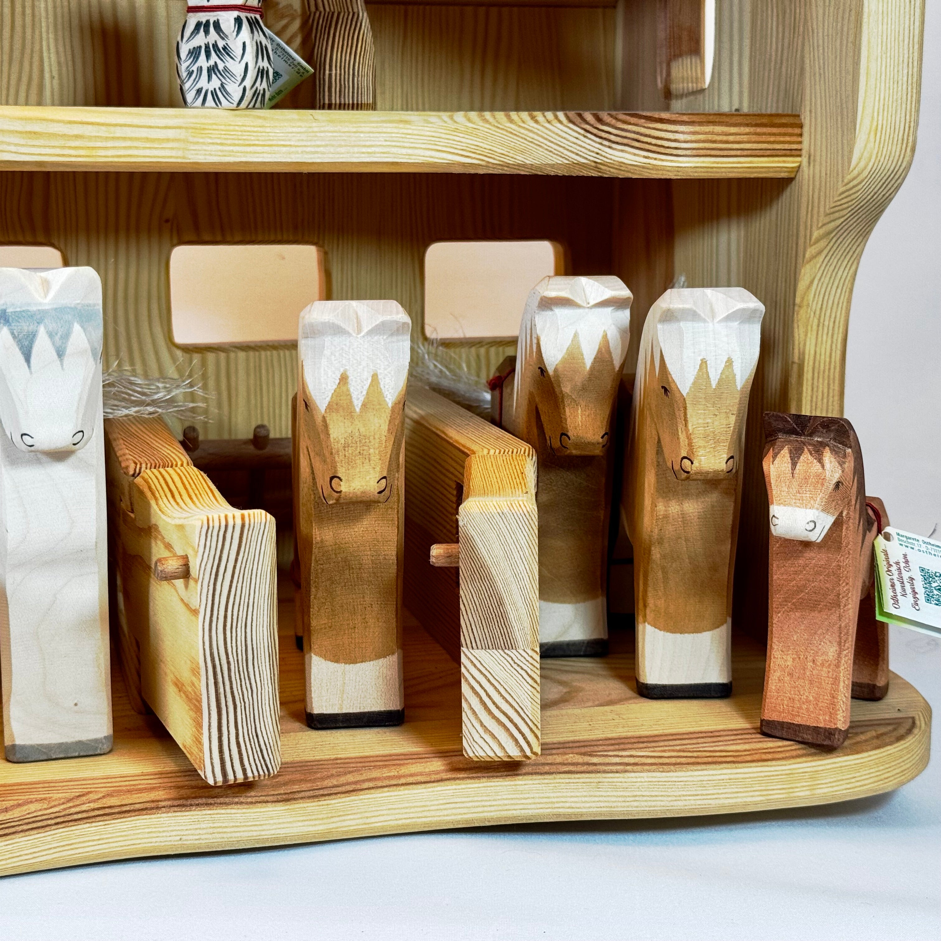 Ostheimer Haflinger Holzpferd – Handgefertigtes Spielzeug-Ostheimer-Zwergenladen