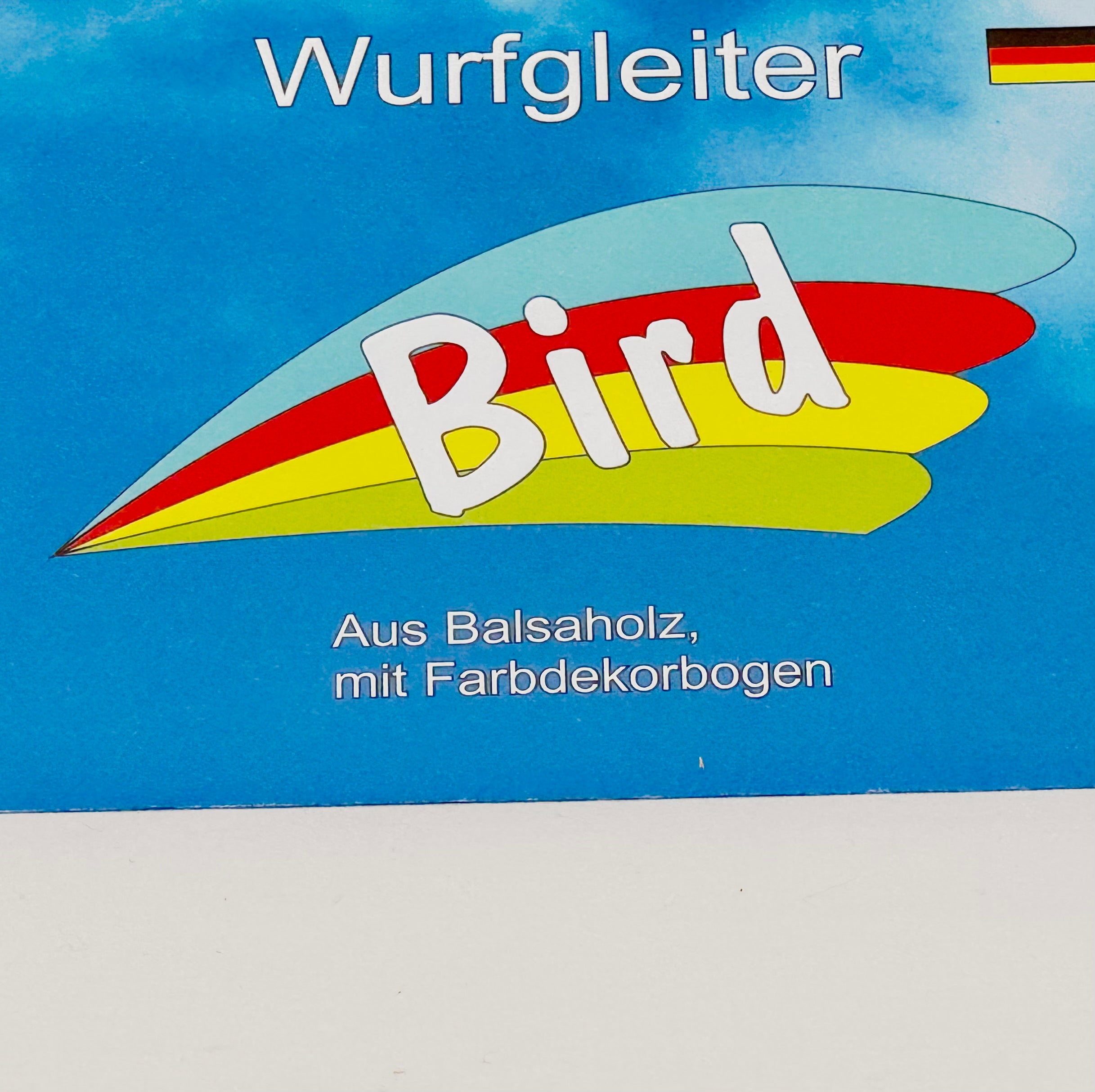 Aurich BIRD Balsa Wurfgleiter 280mm – Aeronaut Modellbau Bausatz