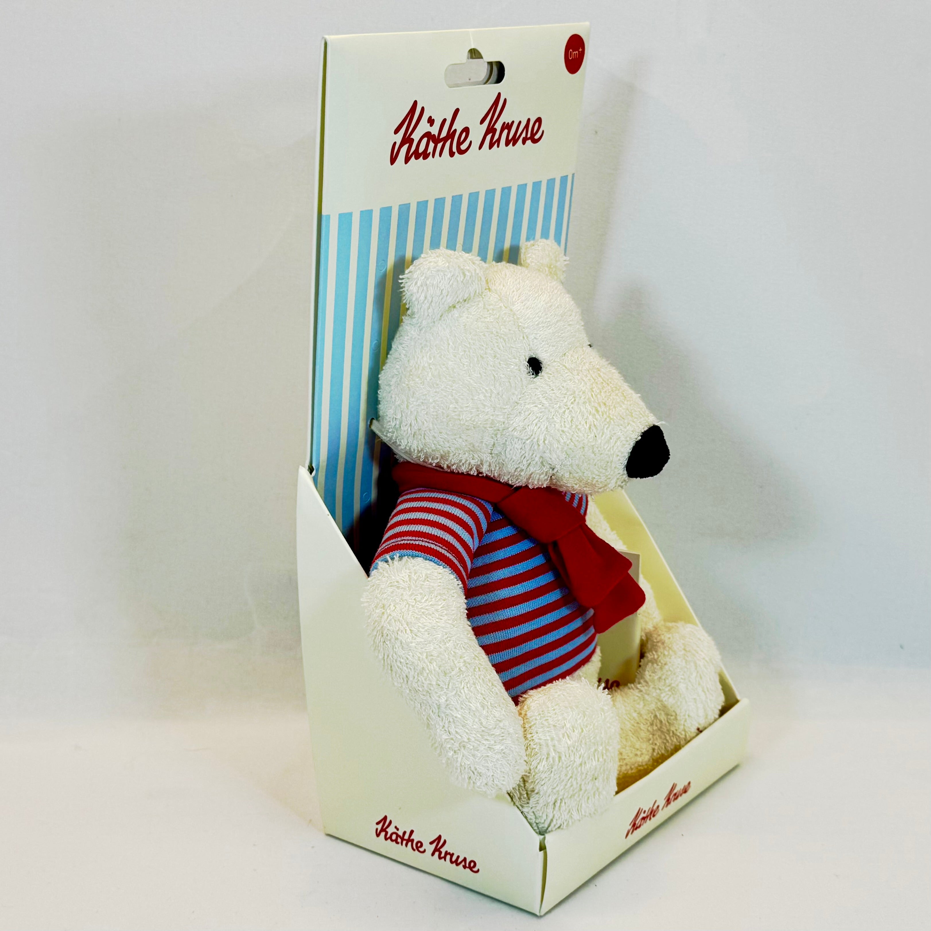 Käthe Kruse Eisbär Oskar Schlenkertier groß – 33 cm Kuscheltier