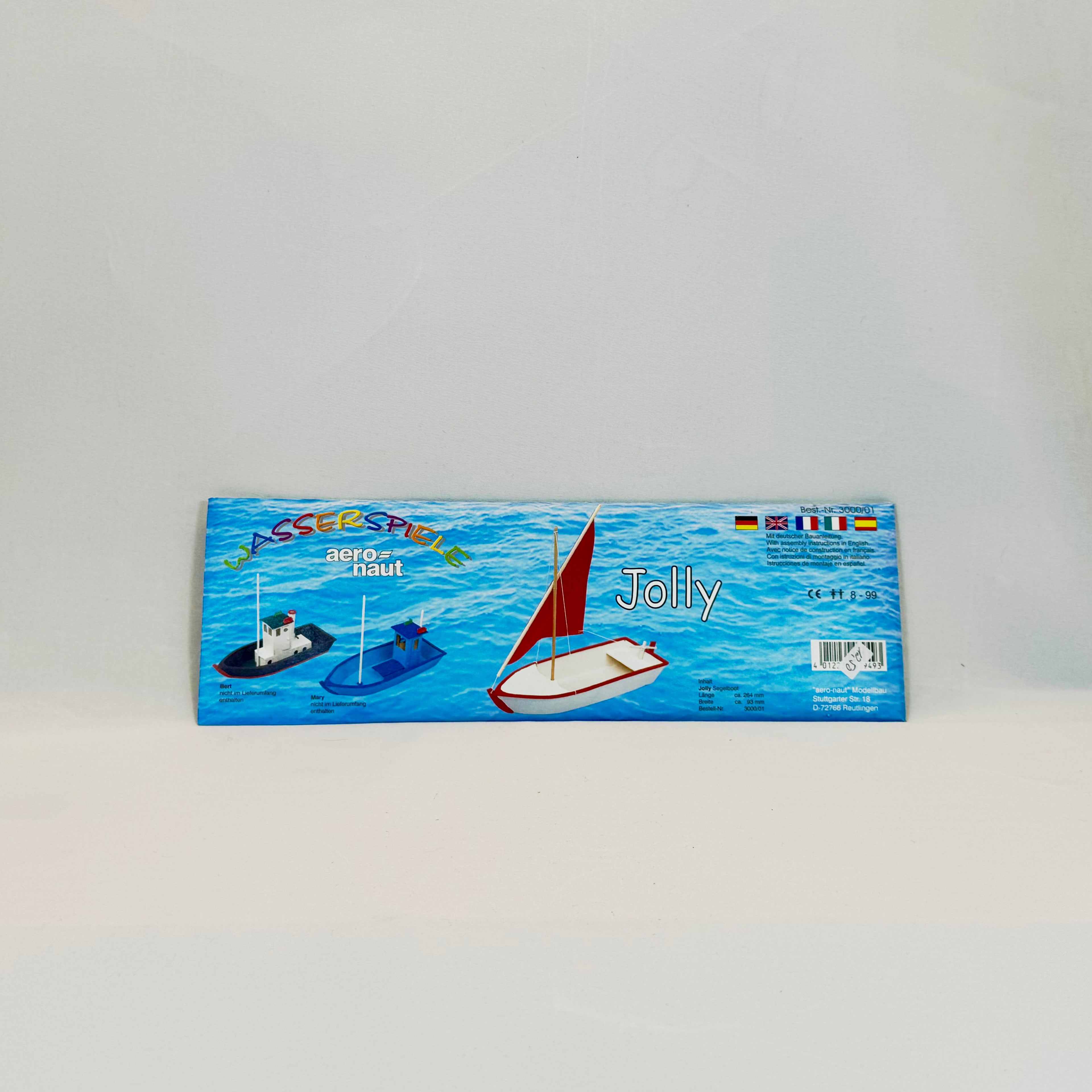 Aeronaut Jolly Segelboot – Modellbau Bausatz für Anfänger