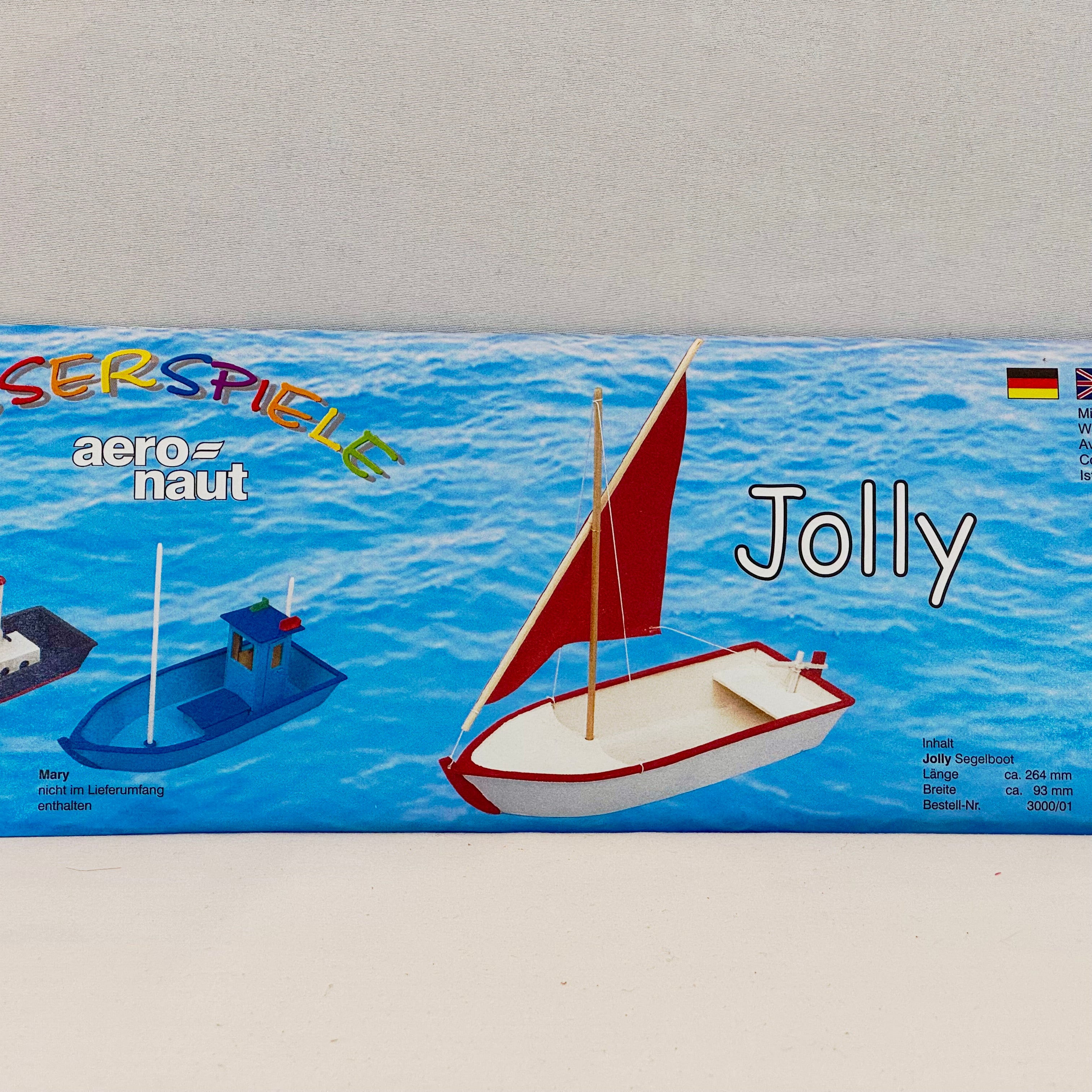 Aeronaut Jolly Segelboot – Modellbau Bausatz für Anfänger