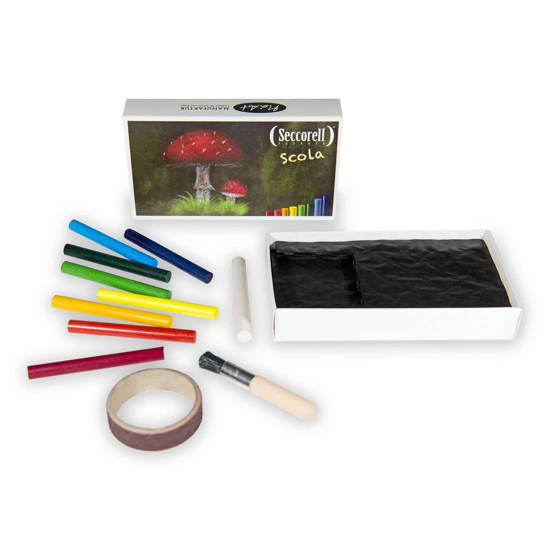 Seccorell Scola Malset – kompakte Schiebeschachtel mit Reibering