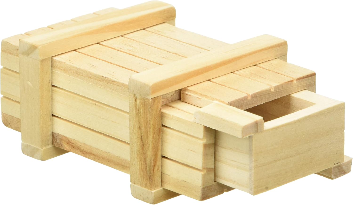 Goki Zaubertrickkiste mit Geheimverschluss – Holz Schatzkiste