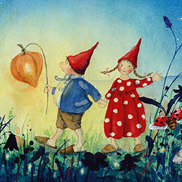 Postkartenbuch »Mit Pippa und Pelle durch das Jahr«