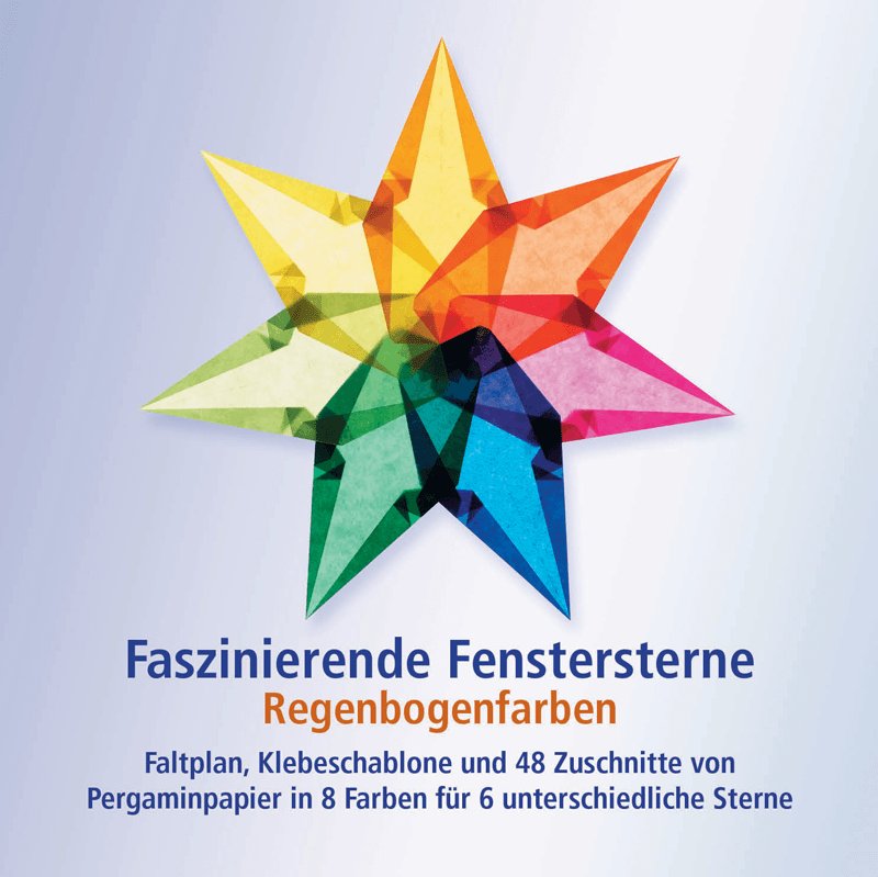 Berthold Spötzl Fenstersterne falten leicht gemacht – Bastelsets mit Pergaminpapier