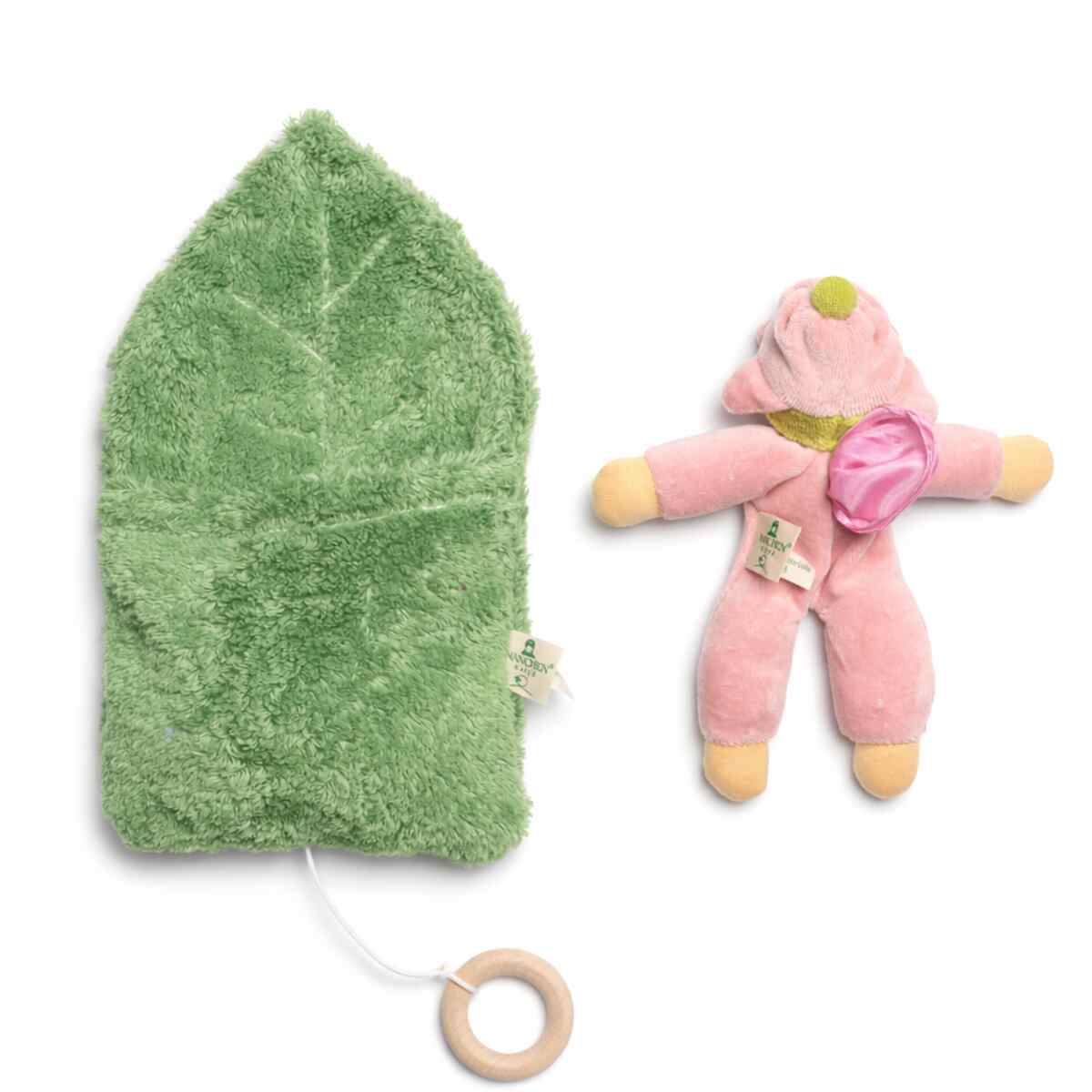 Nanchen Natur – Traumblatt mit Blumenfee rosa