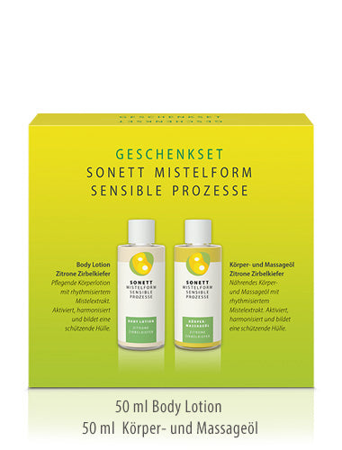 Sonett Geschenkset Zitrone-Zirbelkiefer, 2 x 50 ml