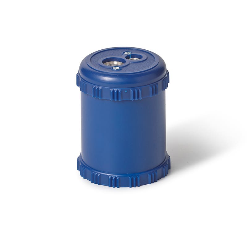 Stockmar/Lyra Doppelspitzerdose Kunststoff Blau